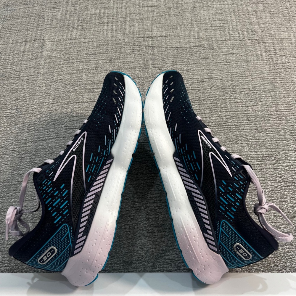Brooks Glycerin GTS 20 Athletic Running Shoes Womens 10.5 Blue Comfort Sneakers - Picture 5 of 16